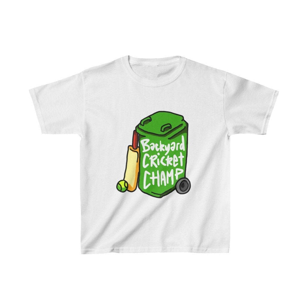 Funny Backyard Cricket T-Shirt, Australian Cricket themed Shirt for Cricket Players that love playing backyard cricket!