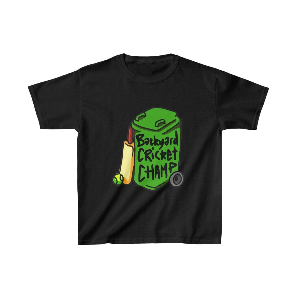 Funny Backyard Cricket T-Shirt, Australian Cricket themed Shirt for Cricket Players that love playing backyard cricket!